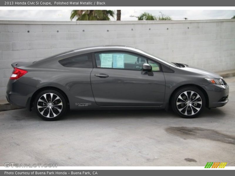 Polished Metal Metallic / Black 2013 Honda Civic Si Coupe