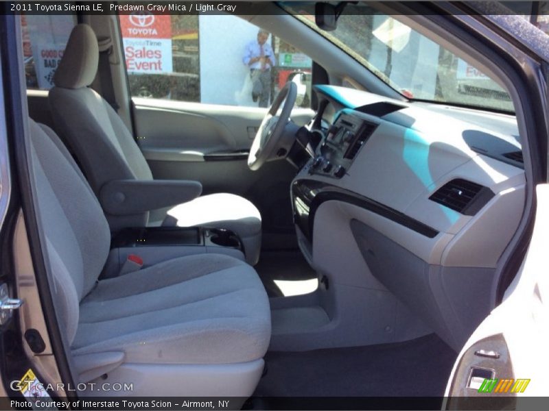 Predawn Gray Mica / Light Gray 2011 Toyota Sienna LE