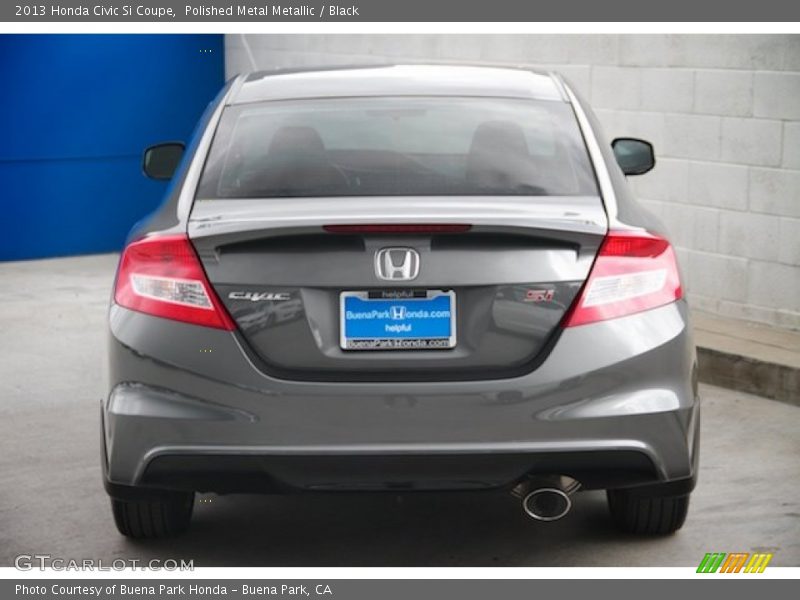 Polished Metal Metallic / Black 2013 Honda Civic Si Coupe