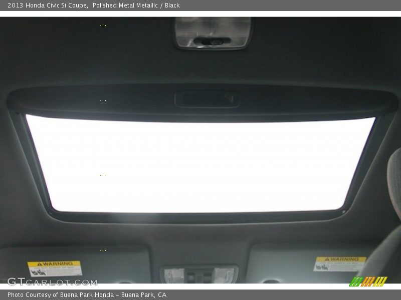 Polished Metal Metallic / Black 2013 Honda Civic Si Coupe