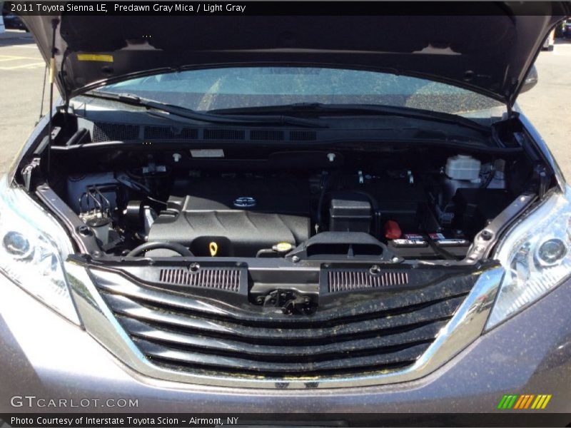 Predawn Gray Mica / Light Gray 2011 Toyota Sienna LE