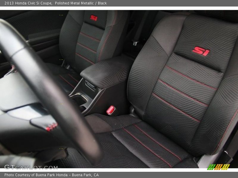 Polished Metal Metallic / Black 2013 Honda Civic Si Coupe