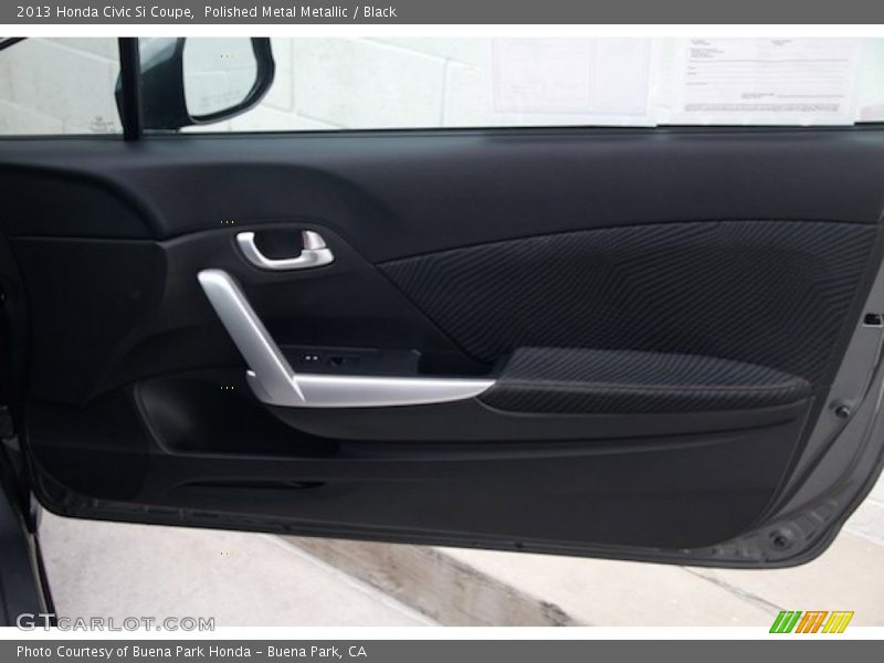 Polished Metal Metallic / Black 2013 Honda Civic Si Coupe