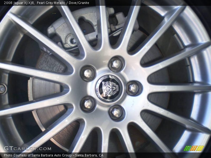 Pearl Grey Metallic / Dove/Granite 2008 Jaguar XJ XJ8