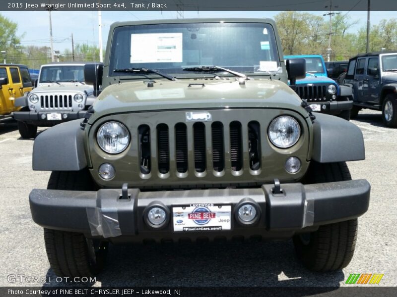 Tank / Black 2015 Jeep Wrangler Unlimited Sport 4x4