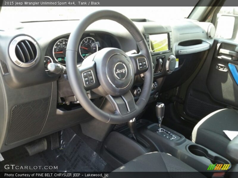 Tank / Black 2015 Jeep Wrangler Unlimited Sport 4x4