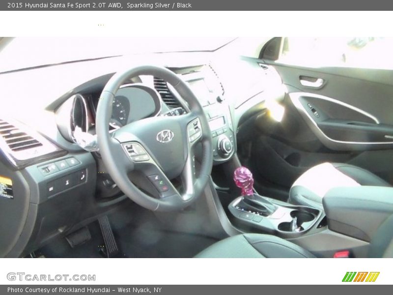 Sparkling Silver / Black 2015 Hyundai Santa Fe Sport 2.0T AWD