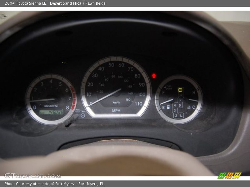 Desert Sand Mica / Fawn Beige 2004 Toyota Sienna LE