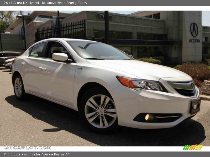 Bellanova White Pearl / Ebony 2014 Acura ILX Hybrid