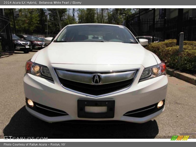 Bellanova White Pearl / Ebony 2014 Acura ILX Hybrid