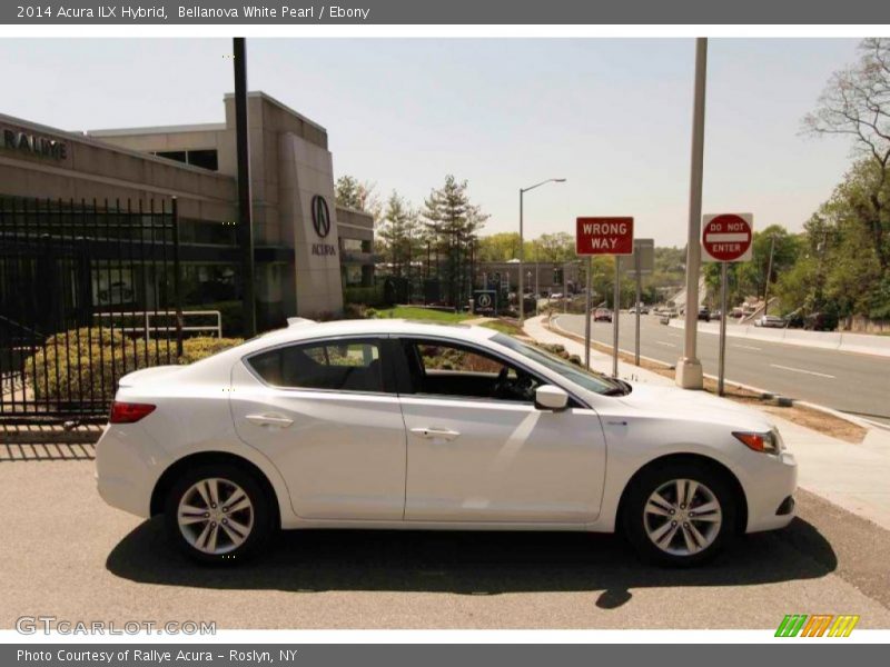 Bellanova White Pearl / Ebony 2014 Acura ILX Hybrid