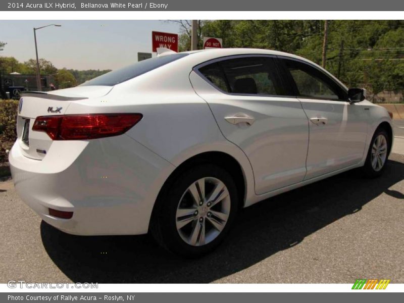 Bellanova White Pearl / Ebony 2014 Acura ILX Hybrid