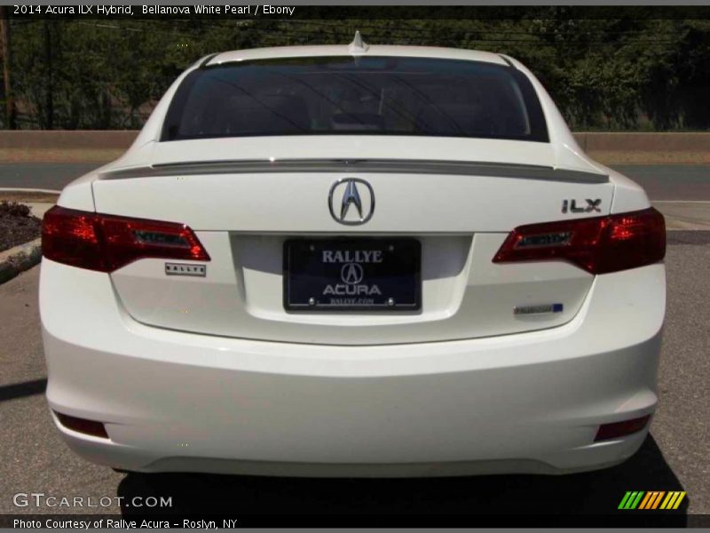 Bellanova White Pearl / Ebony 2014 Acura ILX Hybrid