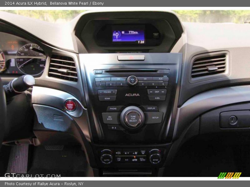 Bellanova White Pearl / Ebony 2014 Acura ILX Hybrid