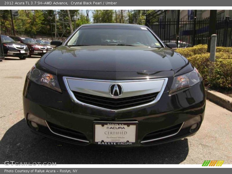Crystal Black Pearl / Umber 2012 Acura TL 3.7 SH-AWD Advance