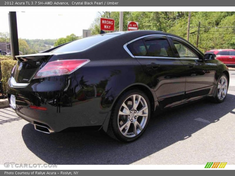 Crystal Black Pearl / Umber 2012 Acura TL 3.7 SH-AWD Advance