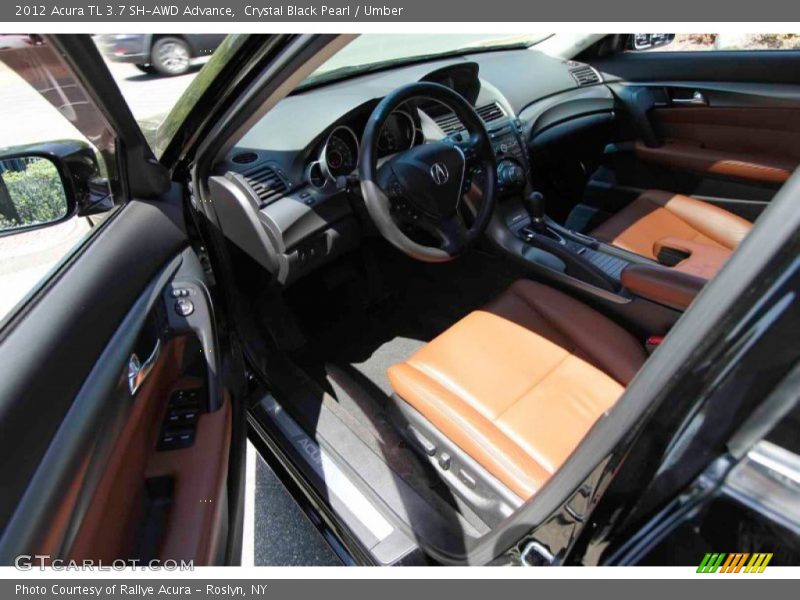 Crystal Black Pearl / Umber 2012 Acura TL 3.7 SH-AWD Advance