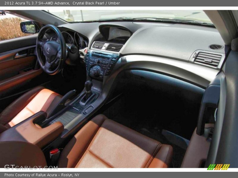 Crystal Black Pearl / Umber 2012 Acura TL 3.7 SH-AWD Advance