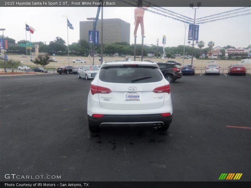 Frost White Pearl / Black 2015 Hyundai Santa Fe Sport 2.0T