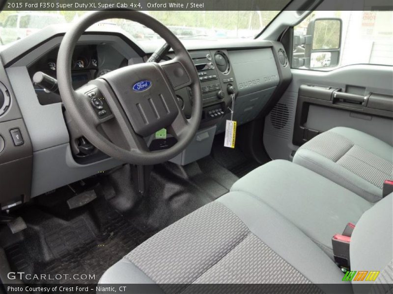 Oxford White / Steel 2015 Ford F350 Super Duty XL Super Cab 4x4