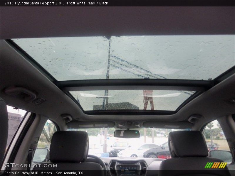 Frost White Pearl / Black 2015 Hyundai Santa Fe Sport 2.0T
