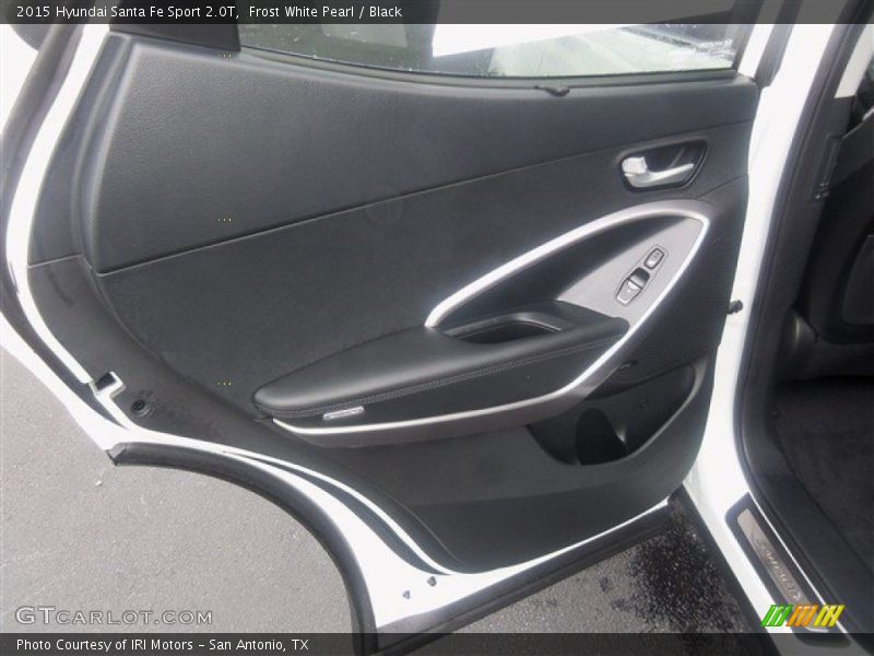 Frost White Pearl / Black 2015 Hyundai Santa Fe Sport 2.0T