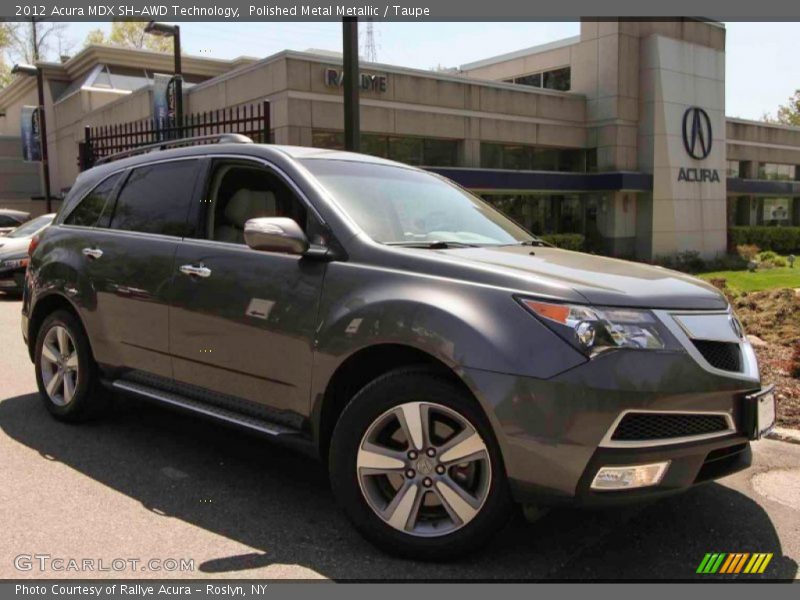 Polished Metal Metallic / Taupe 2012 Acura MDX SH-AWD Technology