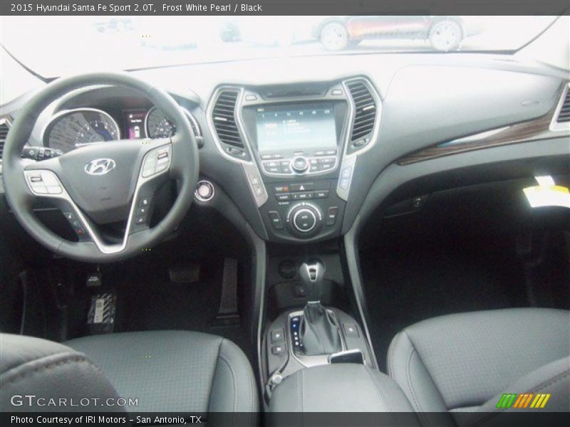 Frost White Pearl / Black 2015 Hyundai Santa Fe Sport 2.0T