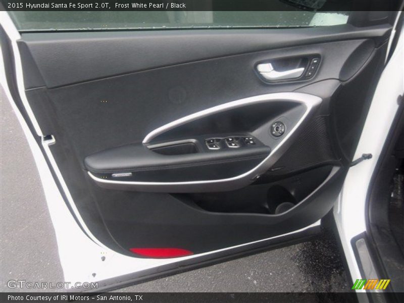 Frost White Pearl / Black 2015 Hyundai Santa Fe Sport 2.0T