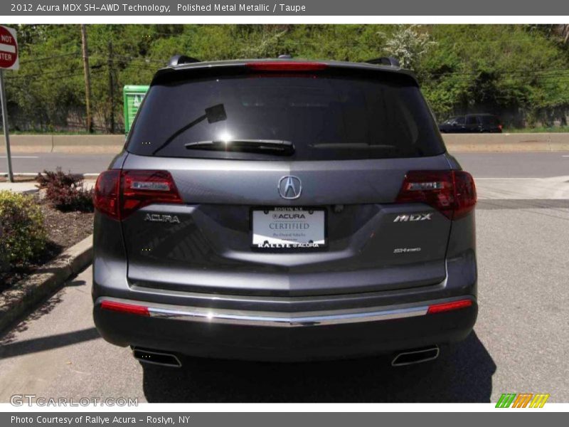 Polished Metal Metallic / Taupe 2012 Acura MDX SH-AWD Technology