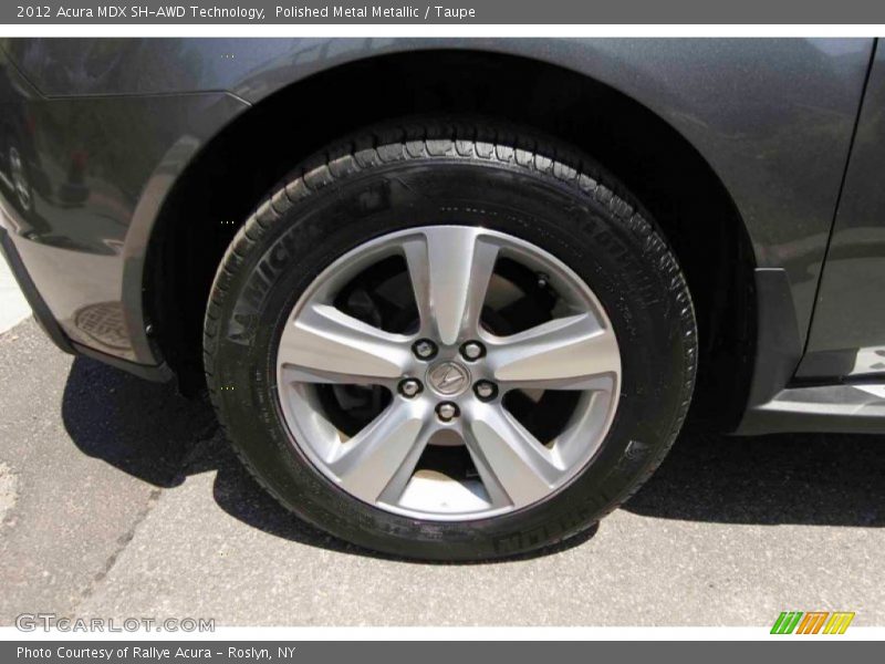 Polished Metal Metallic / Taupe 2012 Acura MDX SH-AWD Technology