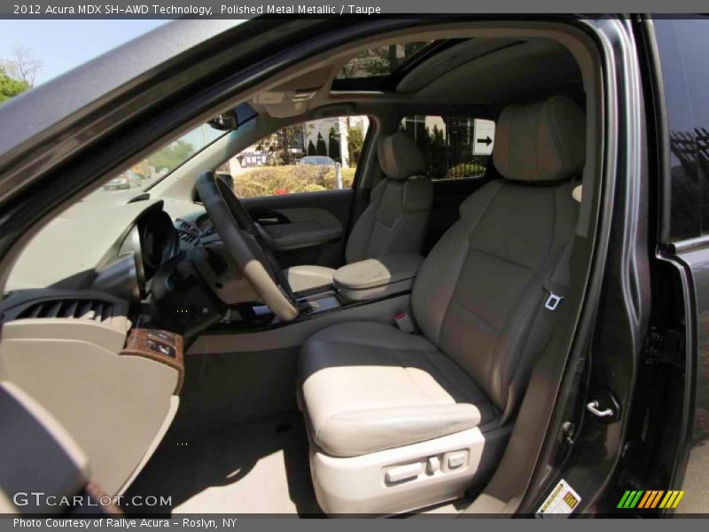 Polished Metal Metallic / Taupe 2012 Acura MDX SH-AWD Technology