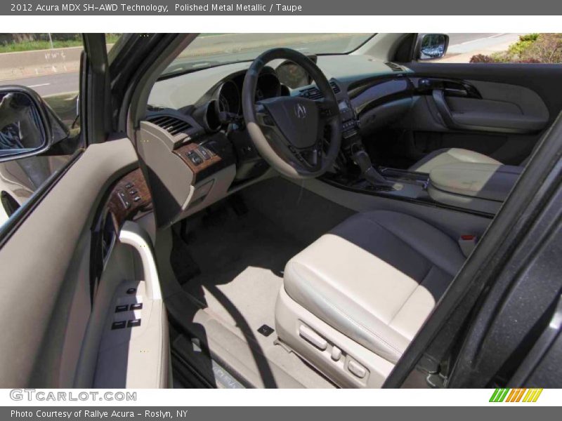 Polished Metal Metallic / Taupe 2012 Acura MDX SH-AWD Technology