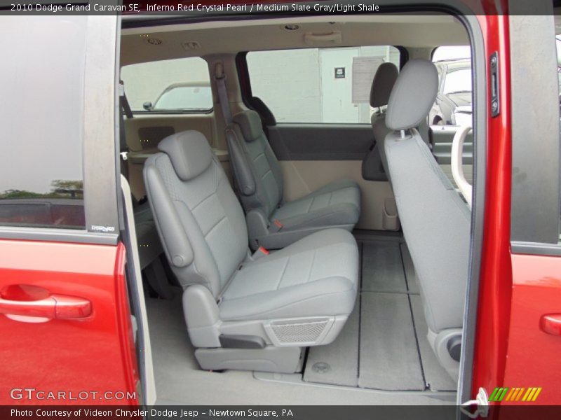 Inferno Red Crystal Pearl / Medium Slate Gray/Light Shale 2010 Dodge Grand Caravan SE