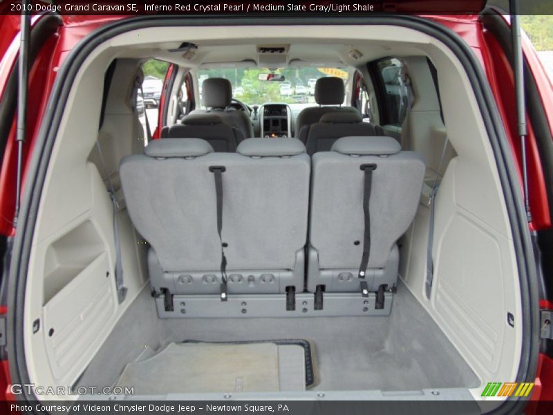 Inferno Red Crystal Pearl / Medium Slate Gray/Light Shale 2010 Dodge Grand Caravan SE