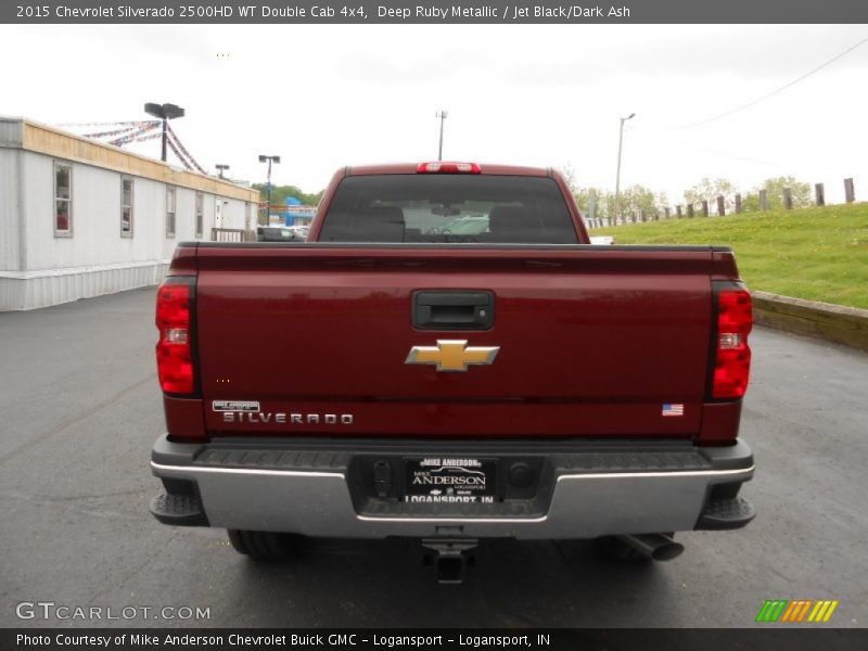 Deep Ruby Metallic / Jet Black/Dark Ash 2015 Chevrolet Silverado 2500HD WT Double Cab 4x4