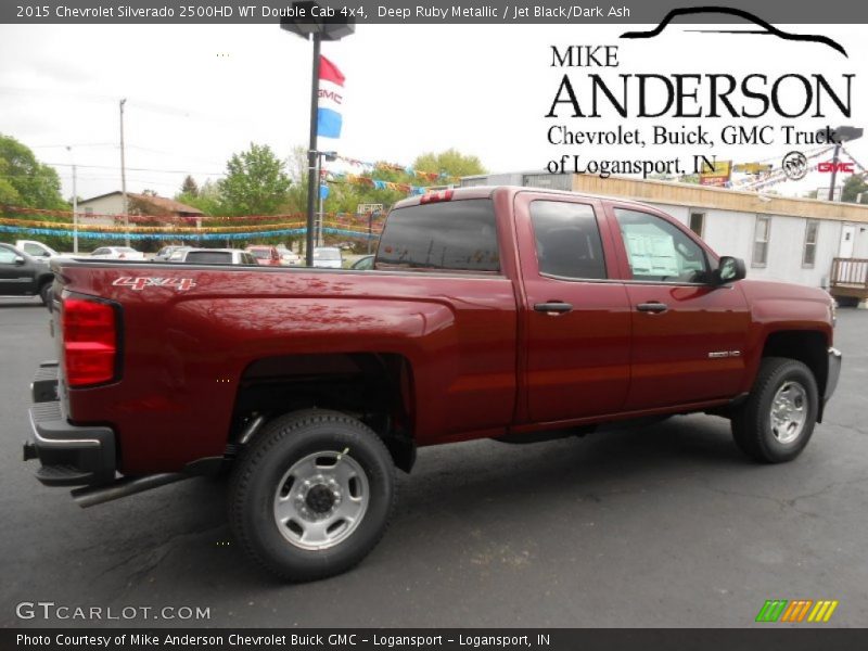 Deep Ruby Metallic / Jet Black/Dark Ash 2015 Chevrolet Silverado 2500HD WT Double Cab 4x4