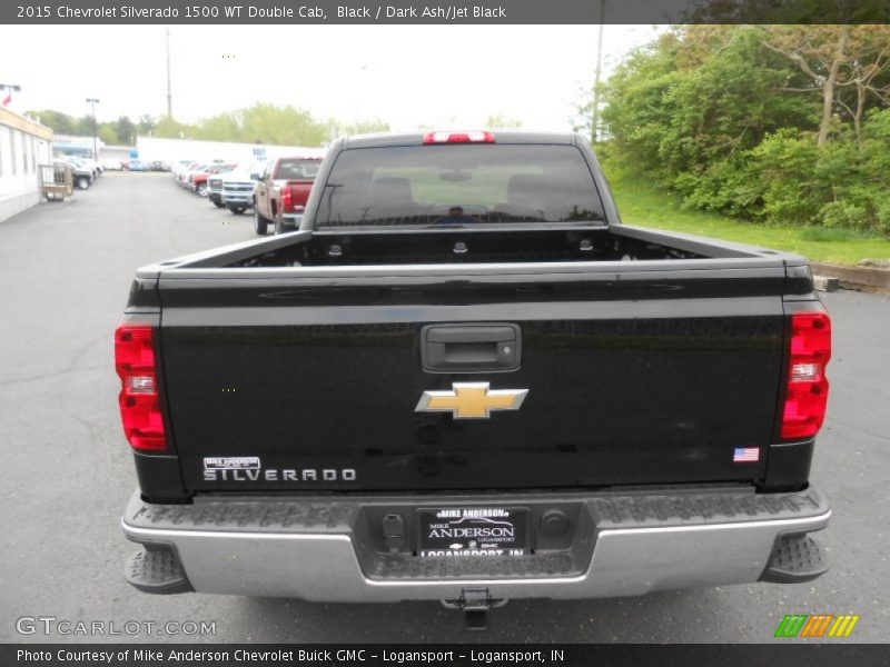 Black / Dark Ash/Jet Black 2015 Chevrolet Silverado 1500 WT Double Cab