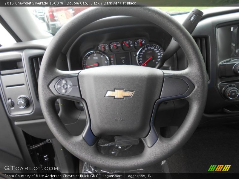 Black / Dark Ash/Jet Black 2015 Chevrolet Silverado 1500 WT Double Cab