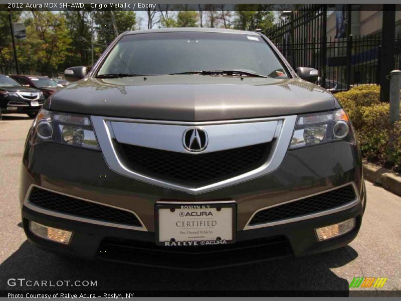 Grigio Metallic / Ebony 2012 Acura MDX SH-AWD
