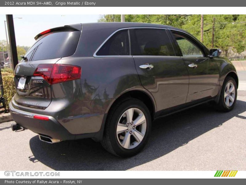 Grigio Metallic / Ebony 2012 Acura MDX SH-AWD