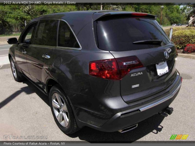 Grigio Metallic / Ebony 2012 Acura MDX SH-AWD