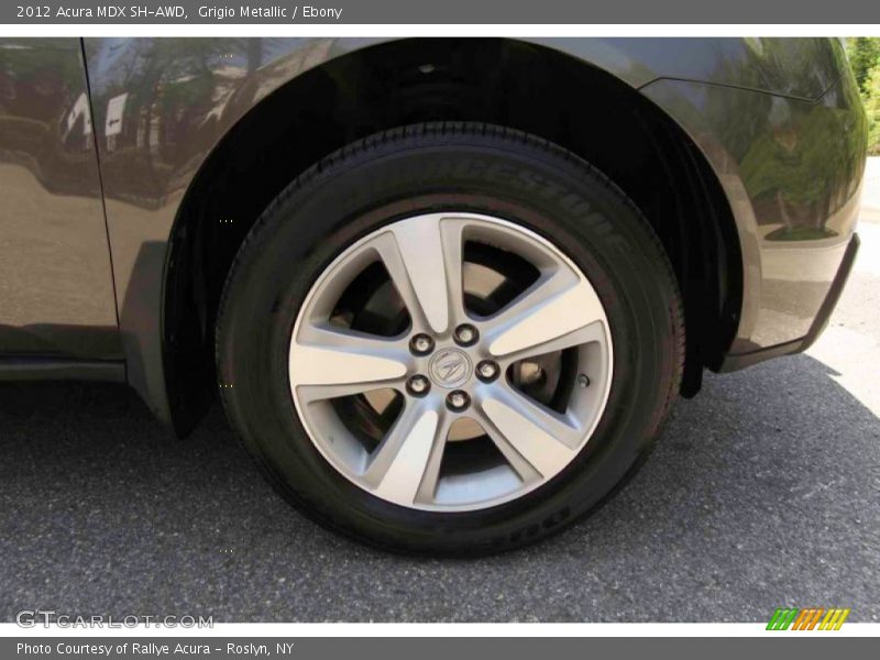 Grigio Metallic / Ebony 2012 Acura MDX SH-AWD
