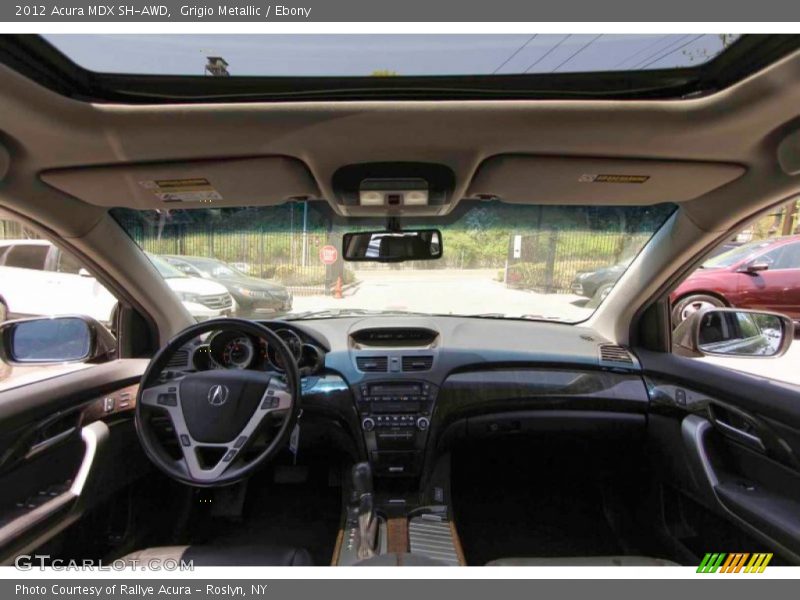 Grigio Metallic / Ebony 2012 Acura MDX SH-AWD