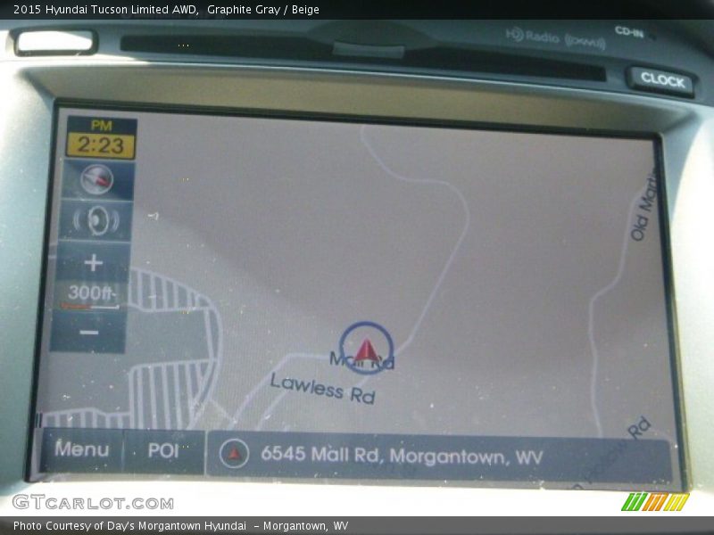 Graphite Gray / Beige 2015 Hyundai Tucson Limited AWD