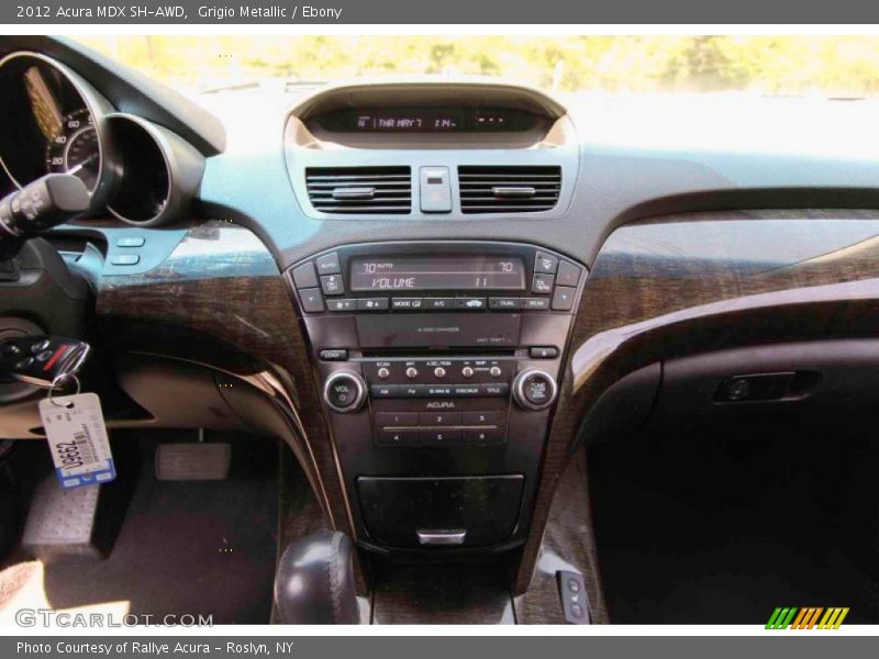 Grigio Metallic / Ebony 2012 Acura MDX SH-AWD