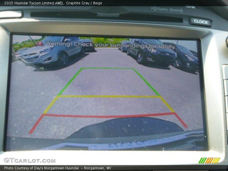 Graphite Gray / Beige 2015 Hyundai Tucson Limited AWD