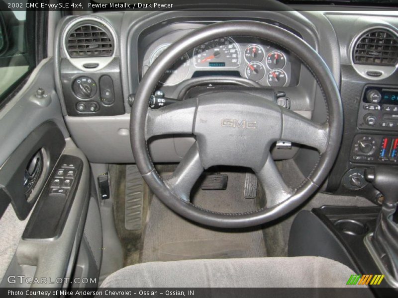 Pewter Metallic / Dark Pewter 2002 GMC Envoy SLE 4x4