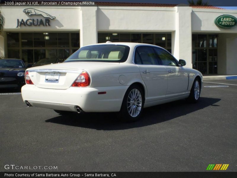 Porcelain / Champagne/Mocha 2008 Jaguar XJ XJ8