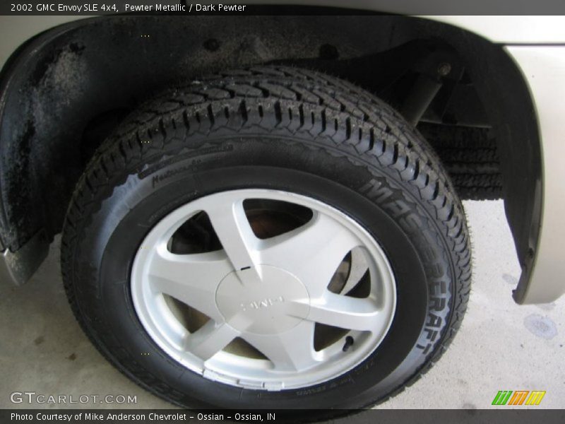 Pewter Metallic / Dark Pewter 2002 GMC Envoy SLE 4x4